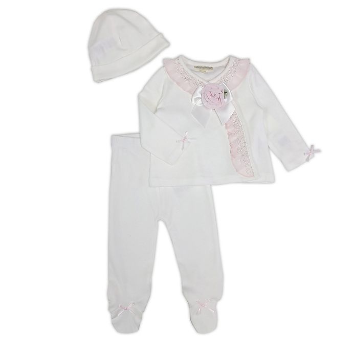 slide 1 of 2, Clasix Beginnings by Miniclasix Newborn Take Me Home Set - Ivory/Pink, 3 ct