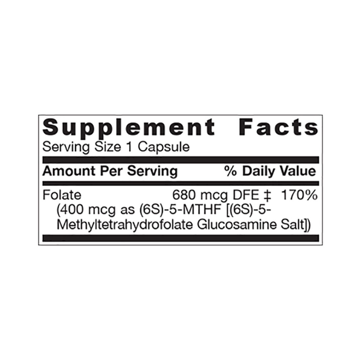 slide 9 of 10, Jarrow Formulas Methyl Folate 400 mcg Extra Strength - 60 Veggie Caps - Dietary Supplement - Highly Biologically Active Form of Folate for Energy - 4th Generation Folic Acid Technology - 60 Servings, 60 ct