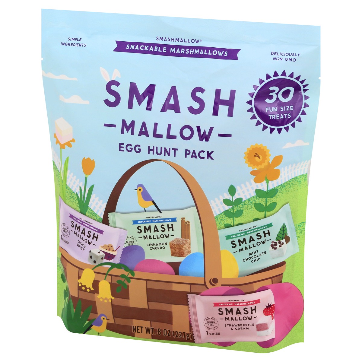 slide 3 of 9, SmashMallow Halloween Pack Marshmallow Treats, 8 oz