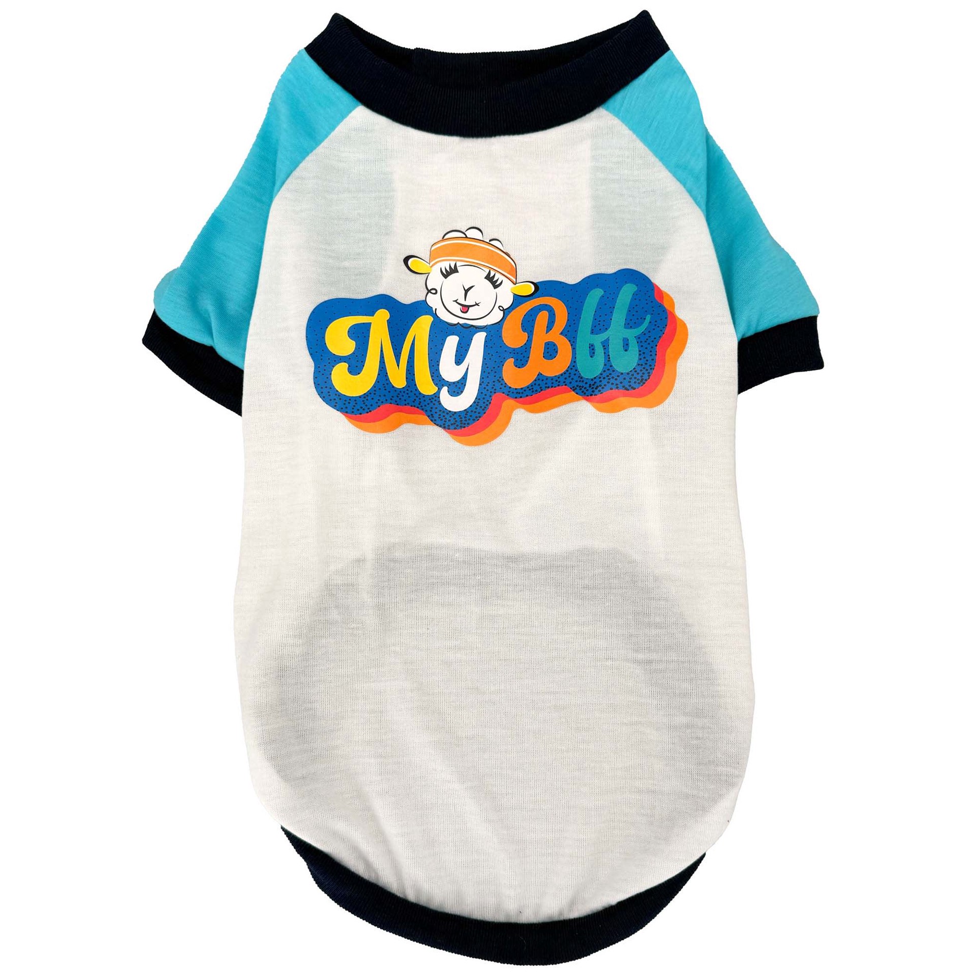 slide 1 of 1, Multipet International Multipet Internatonal Lamb Chop "My BFF" Dog Tee, White, Large, 1 ct