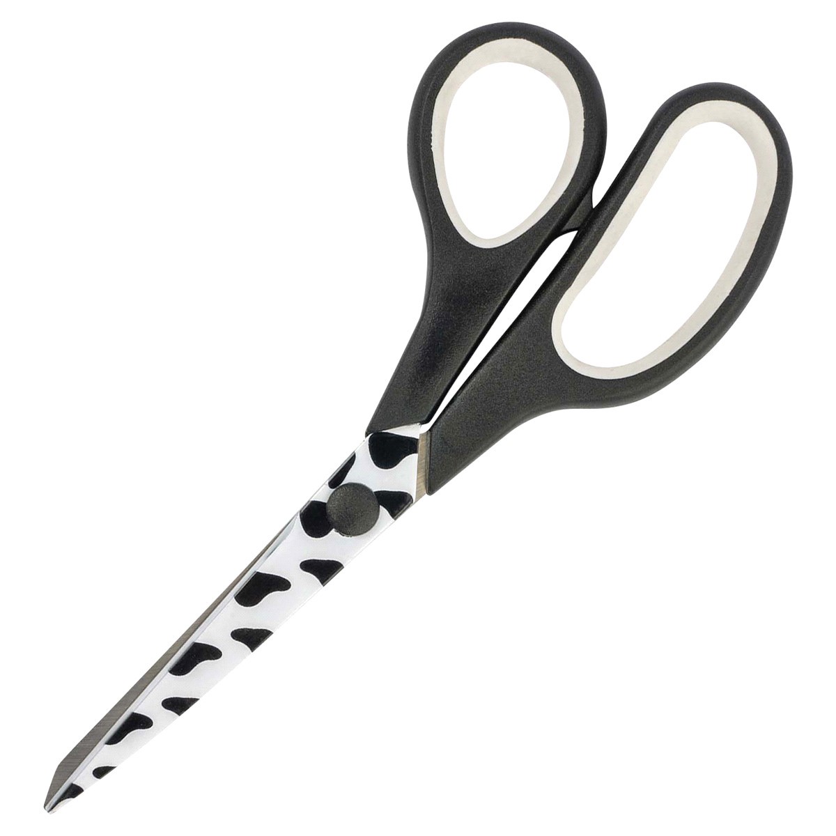 slide 1 of 4, SINGER 7 ¾” Multipurpose Scissors, Non Stick Blades, Soft Grip Animal Printed Blades, 1 ct