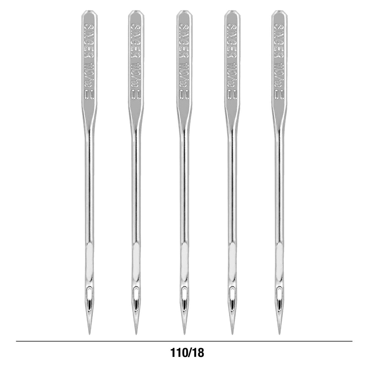 slide 2 of 5, SINGER Heavy Duty Sewing Machine Needles, Size 110/, 1 ct