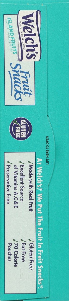 slide 7 of 9, Welch's Island Fruits Fruit Snacks 0.8oz Pouches - 10ct Box, 10 ct
