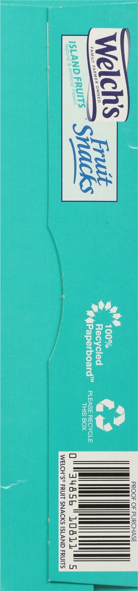 slide 4 of 9, Welch's Island Fruits Fruit Snacks 0.8oz Pouches - 10ct Box, 10 ct