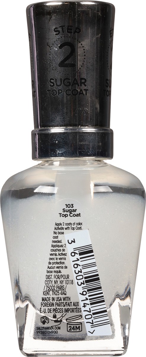 slide 3 of 11, Sally Hansen Miracle Gel Step 2 Sugar Top Coat 103 Nail Polish 0.5 fl oz, 0.5 fl oz