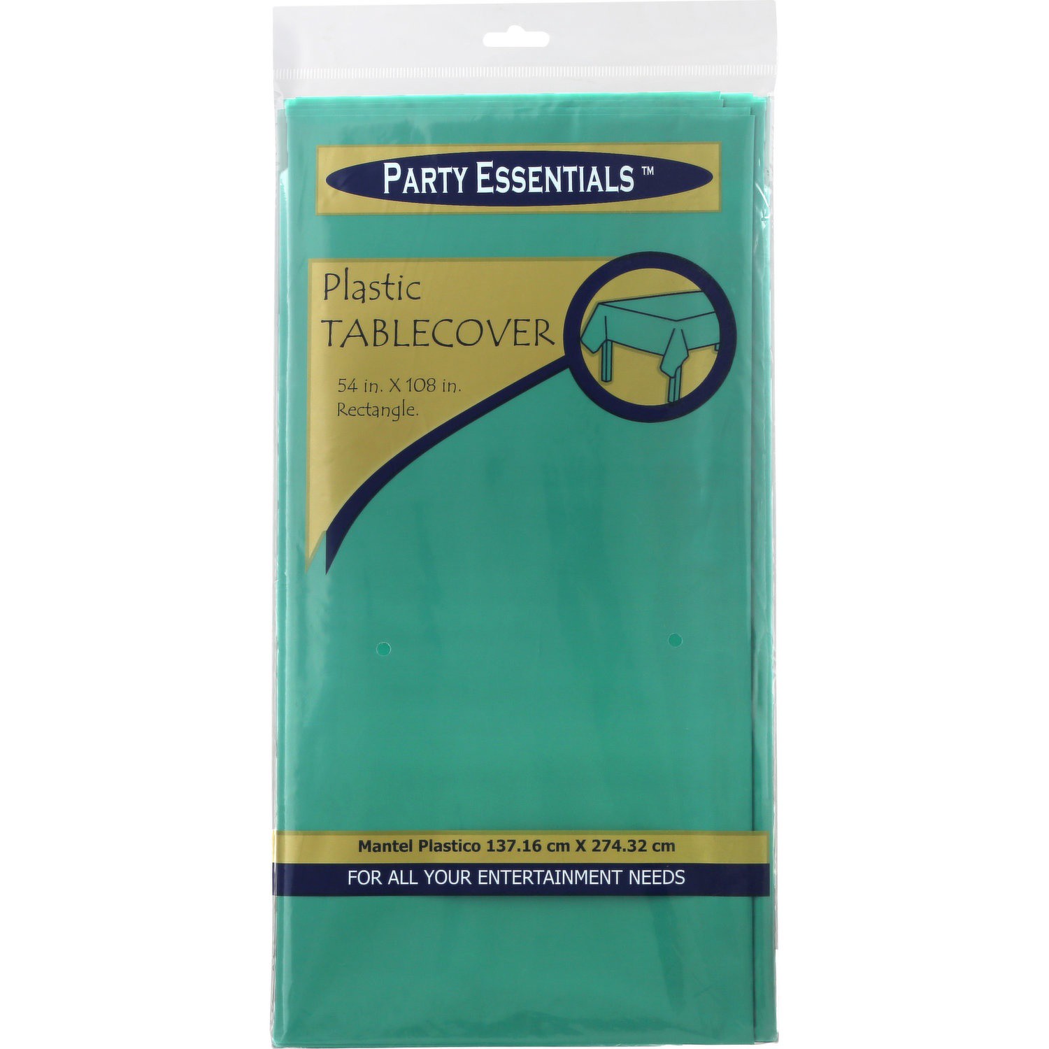 slide 1 of 1, Party Essentials Tablecover Rectangle Plastic, 8.2 oz