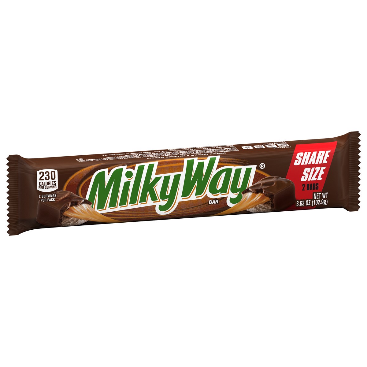 slide 5 of 9, MILKY WAY Candy Milk Chocolate Bar, Share Size, 3.63 Oz, 3.63 oz