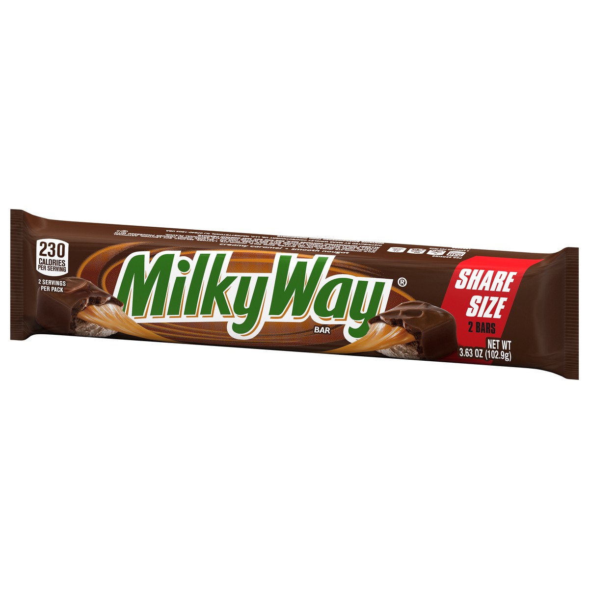 slide 2 of 9, MILKY WAY Candy Milk Chocolate Bar, Share Size, 3.63 Oz, 3.63 oz