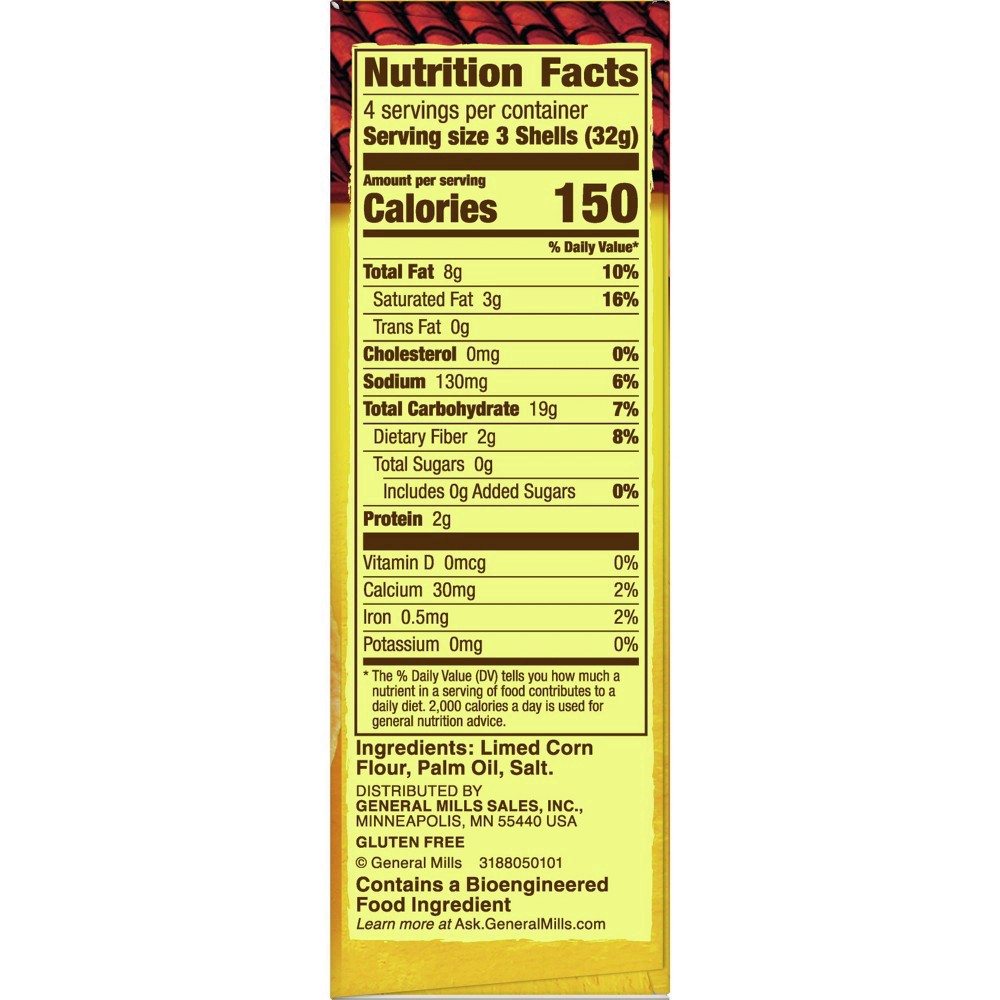 slide 4 of 10, Old El Paso Crunchy Taco Shells, Gluten-Free, 12 ct., 4.6 oz., 12 ct