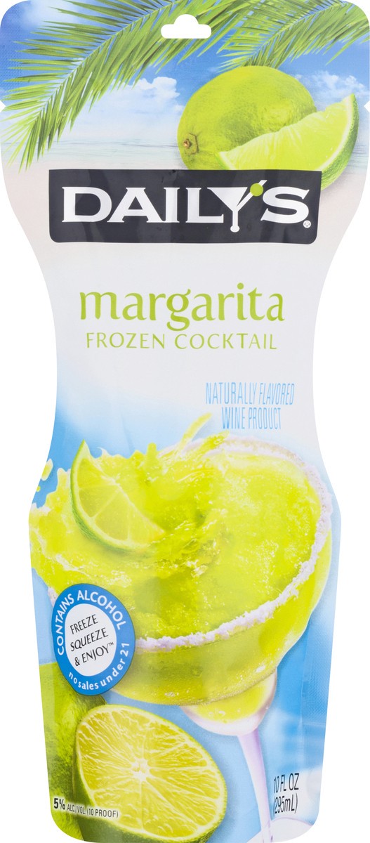 slide 6 of 9, Daily's Margarita Ready to Drink Frozen Cocktail, 10 FL OZ Pouch, 10 oz