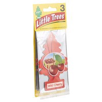 slide 10 of 29, Little Trees Wild Cherry Air Fresheners, 3 ct