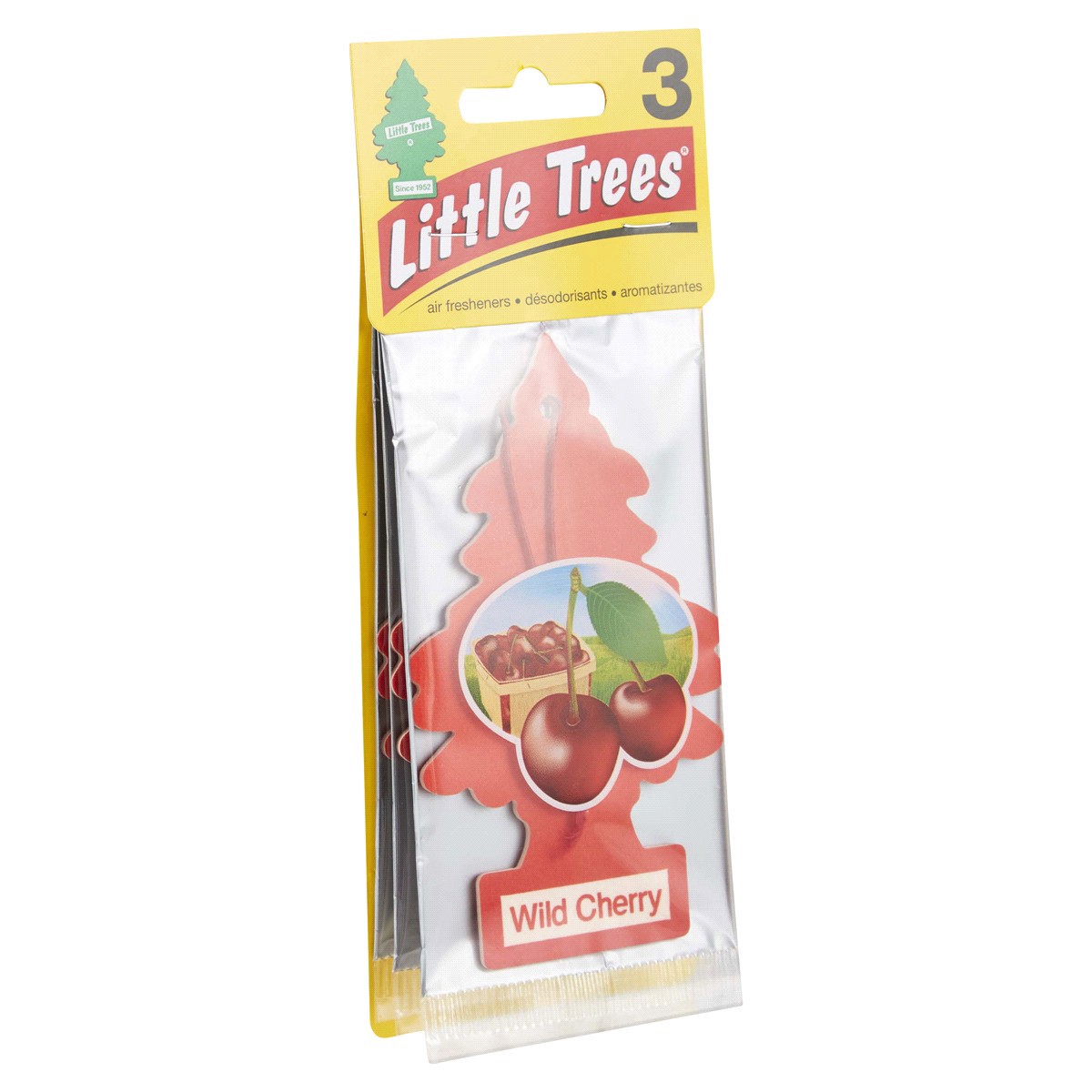 slide 12 of 29, Little Trees Wild Cherry Air Fresheners, 3 ct