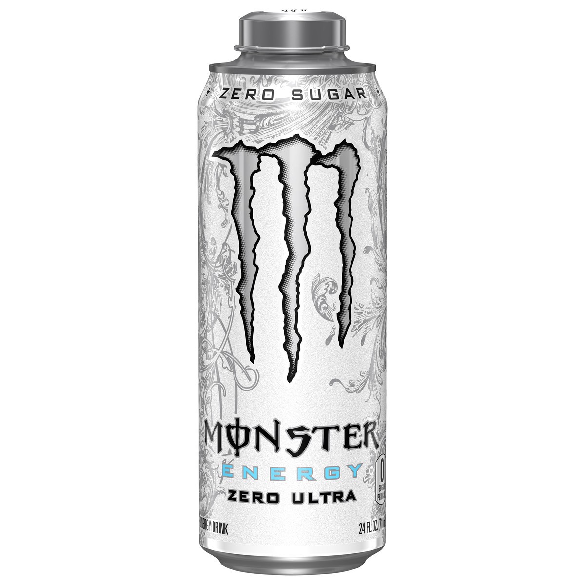 slide 1 of 1, Monster Energy Zero Sugar Zero Ultra Energy Drink 24 fl oz, 24 fl oz