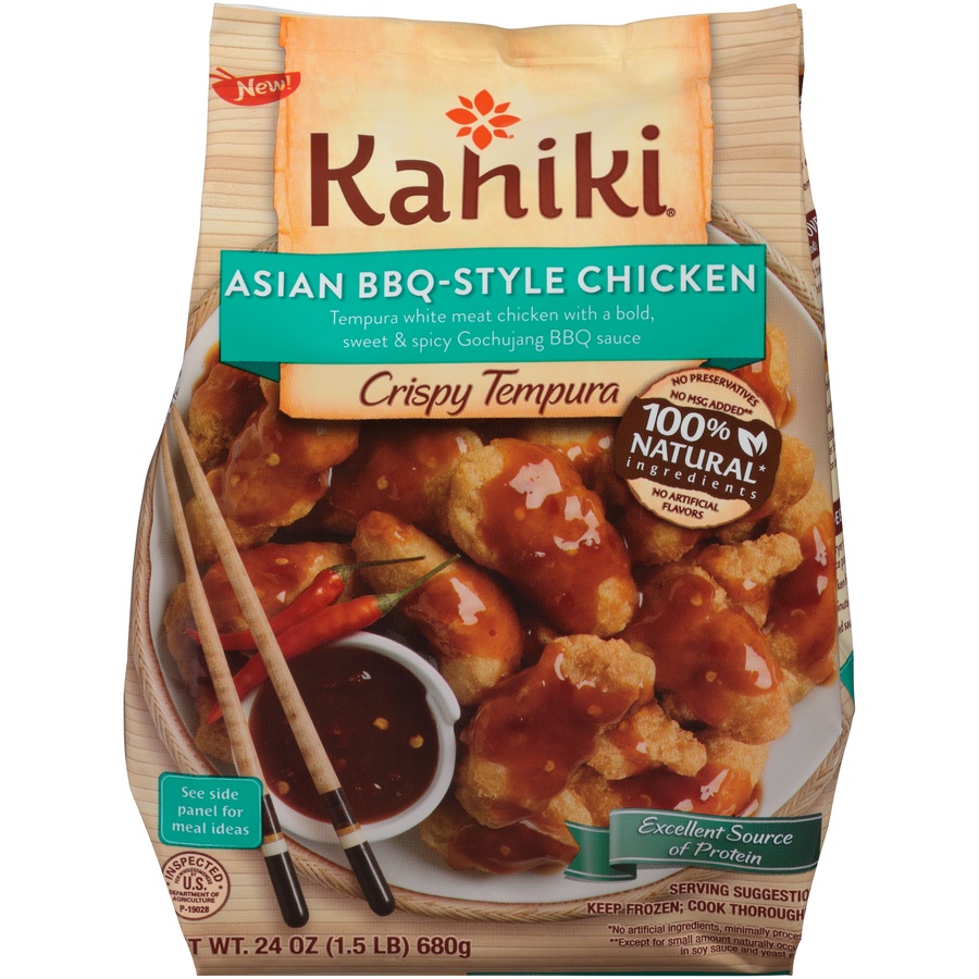 slide 1 of 1, Kahiki Asian BBQ Chicken Nuggets, 24 oz