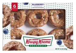 Krispy Kreme Old-Fashioned Blueberry Doughnuts 6ct