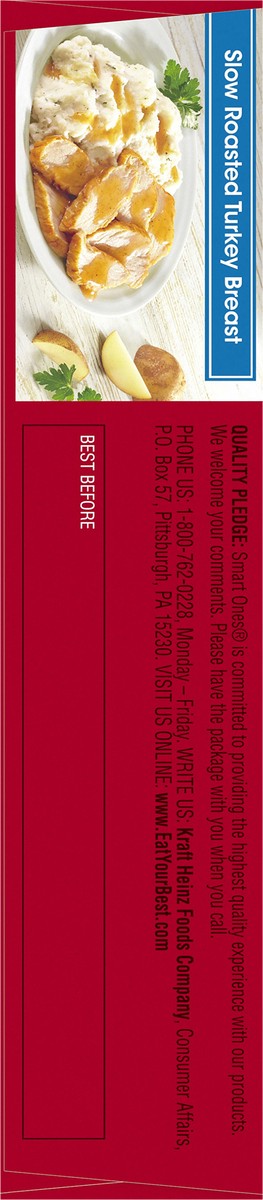 slide 9 of 9, Smart Ones Slow Roasted Turkey Breast with Gravy & Garlic-Herb Mashed Potatoes Frozen Meal, 9 oz box, 9 oz