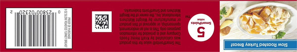 slide 5 of 9, Smart Ones Slow Roasted Turkey Breast with Gravy & Garlic-Herb Mashed Potatoes Frozen Meal, 9 oz box, 9 oz