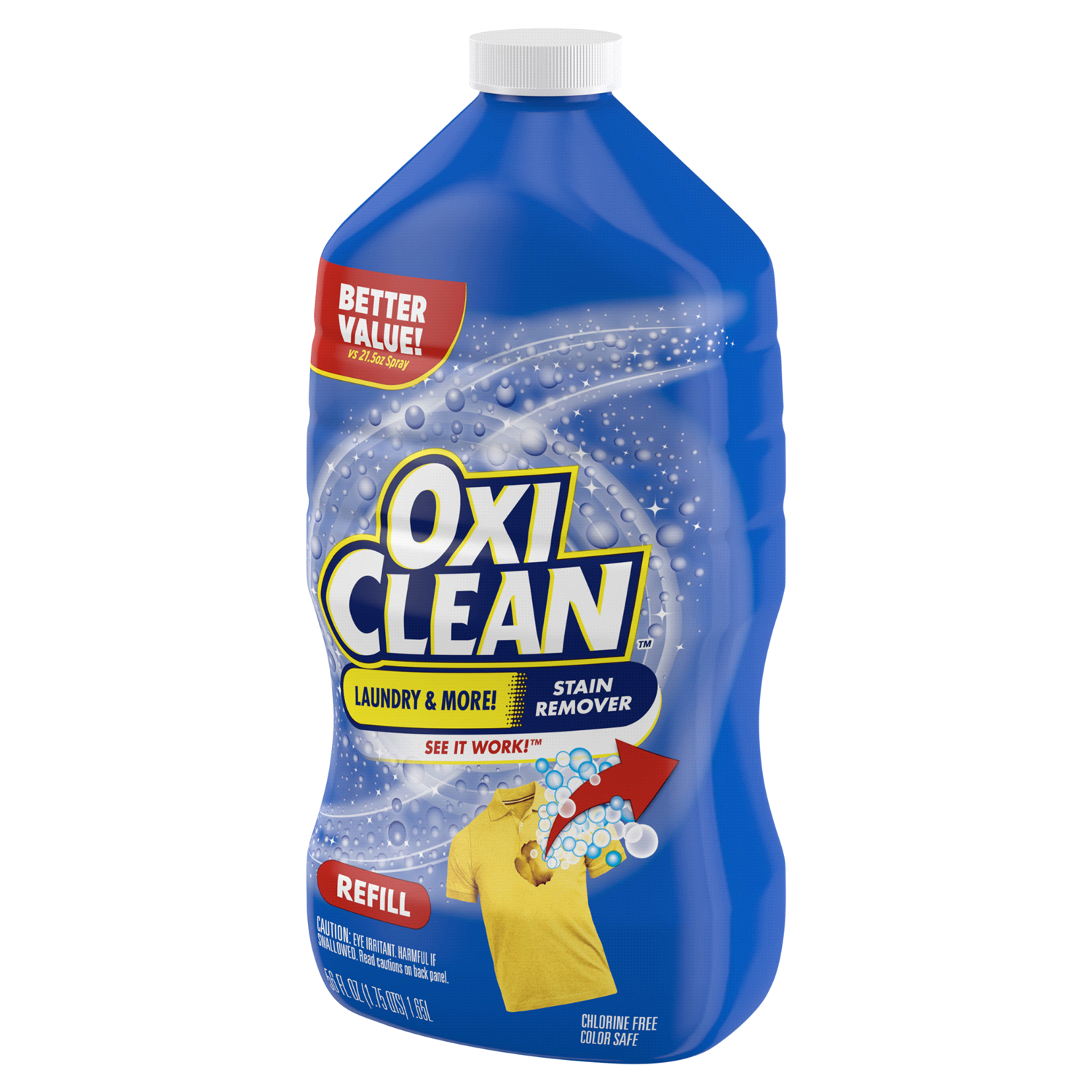 slide 5 of 5, Oxi-Clean Laundry Stain Remover Spray Refill - 56 fl oz, 56 fl oz