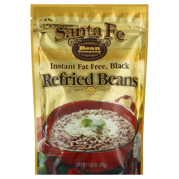 slide 1 of 1, Santa Fe Bean Company Instant Fat Free Vegetarian Refried Beans, 7.25 oz