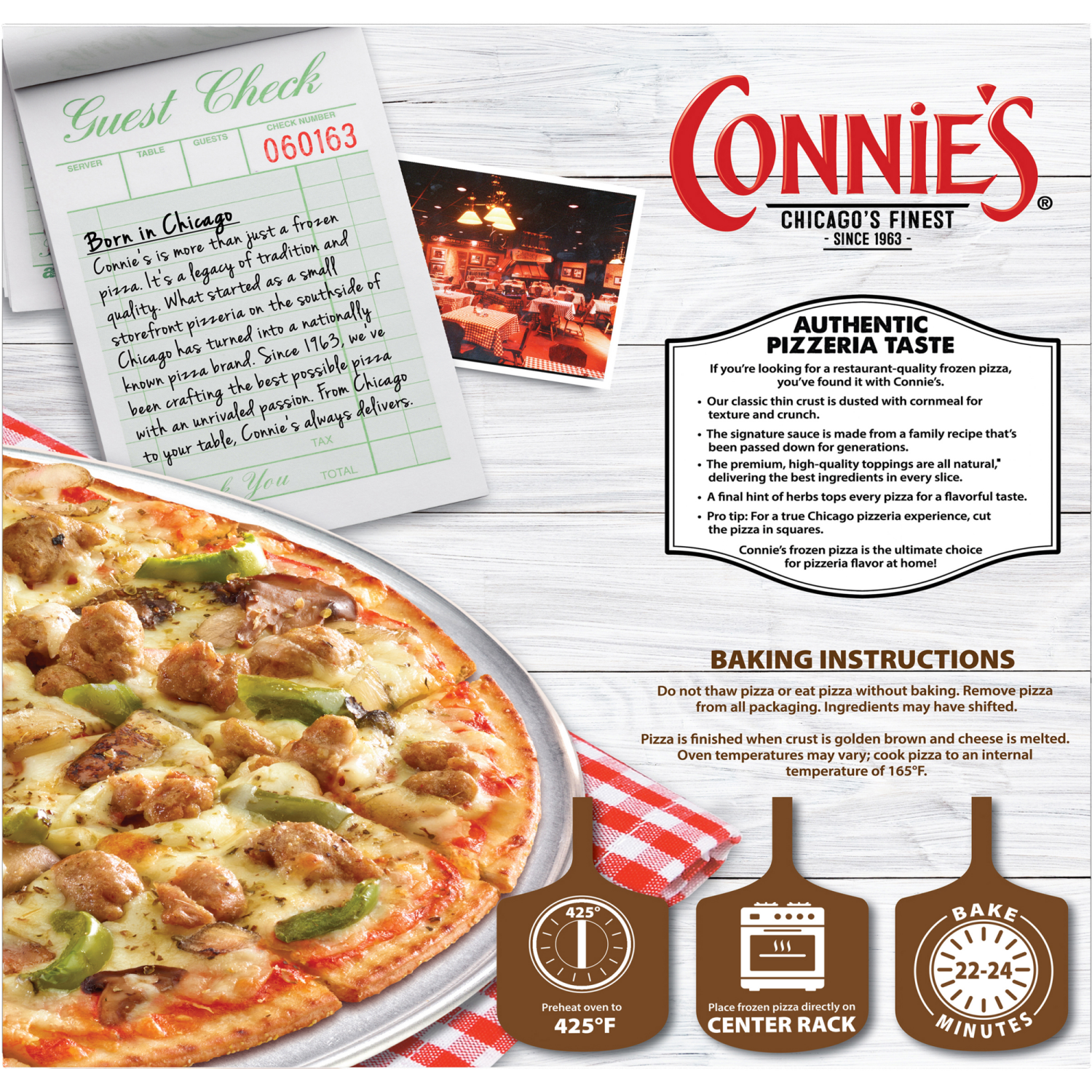 slide 2 of 2, Connie's Classic Thin Crust Special Pizza 24.79 oz, 24.79 oz