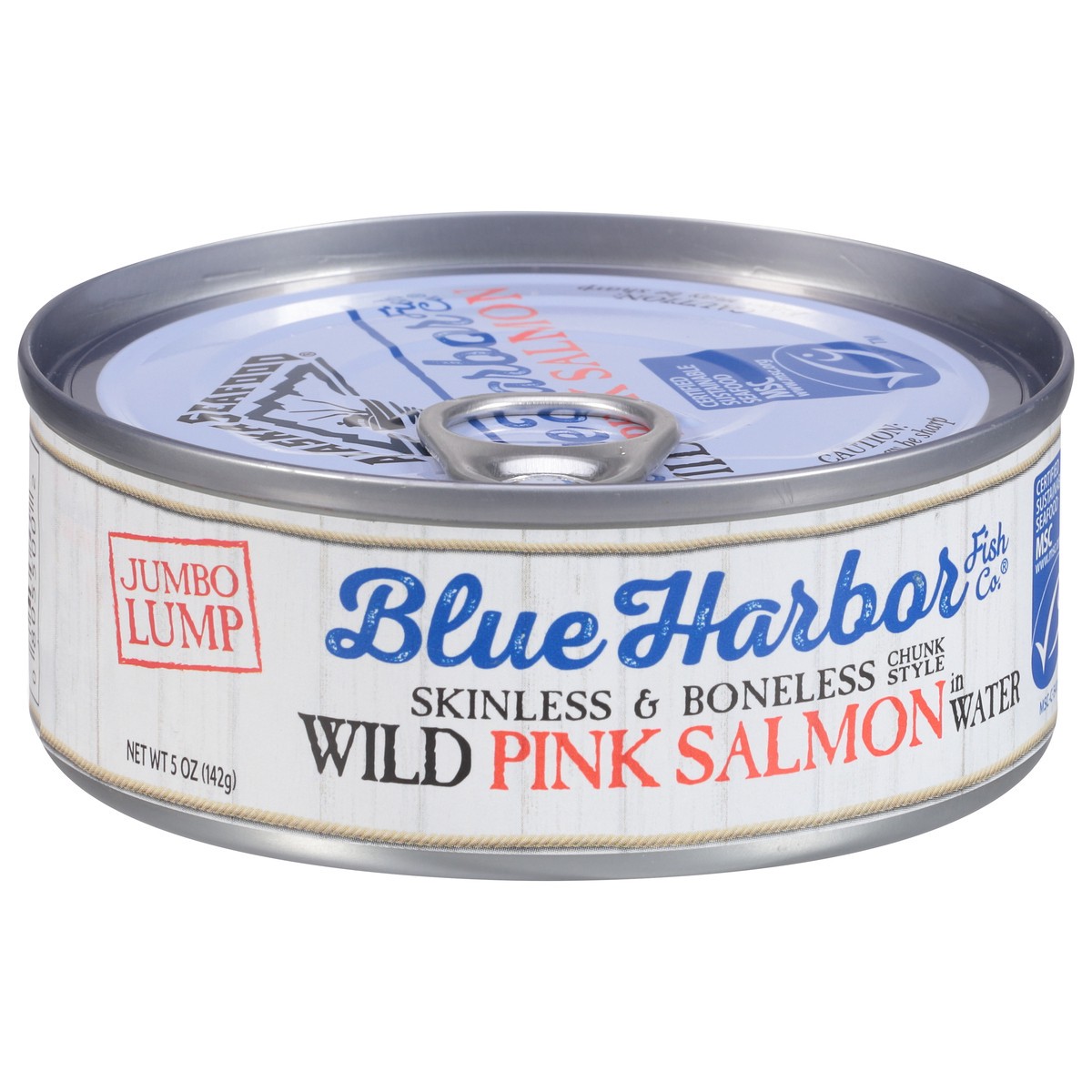 slide 5 of 9, Blue Harbor Fish Co.. Wild Pink Salmon In Water With Sea Salt, 5 oz