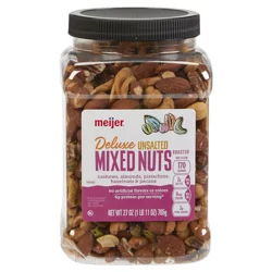 Meijer Deluxe Unsalted Mixed Roasted Nuts