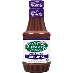 Sticky Fingers Smokehouse Carolina Sweet Original Barbecue Sauce 18 oz