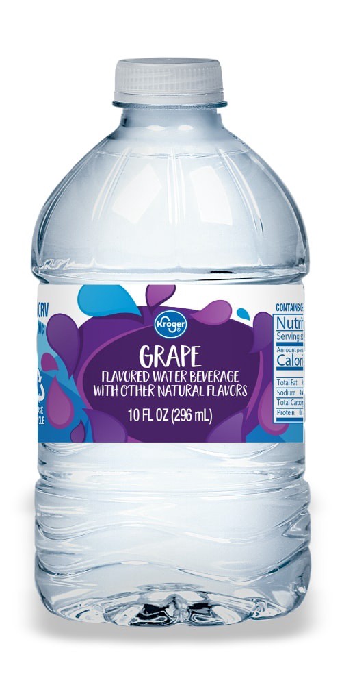 slide 2 of 3, Kroger Grape Flavored Water - 15 ct; 10 fl oz, 15 ct; 10 fl oz