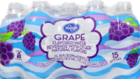 slide 1 of 1, Kroger Grape Flavored Water, 15 ct; 10 fl oz
