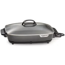 Presto 16 inch Electric Slimline Skillet with glass cover