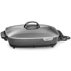 Presto 16 inch Electric Slimline Skillet with glass cover