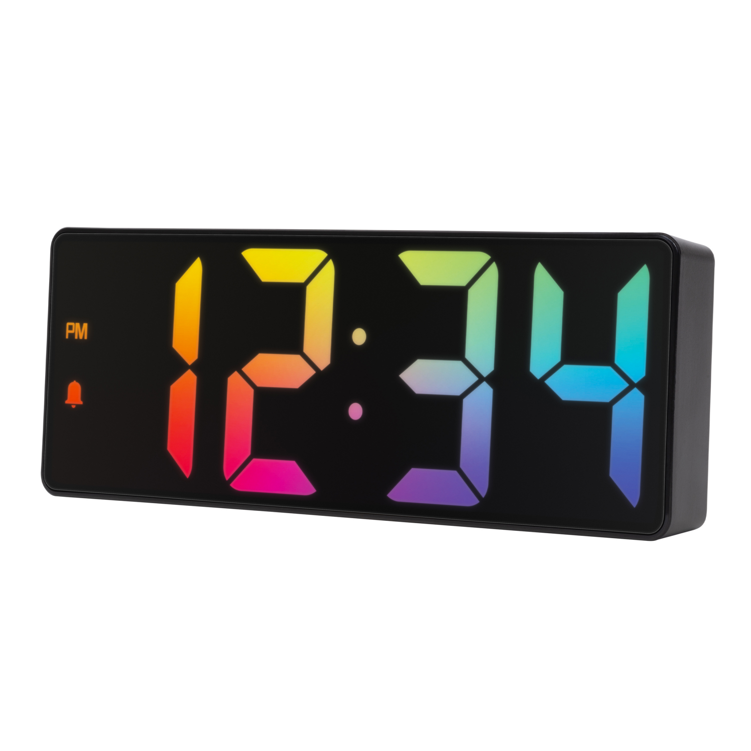 slide 2 of 2, LA CROSSE 2 inch Gradient Digital Alarm Clock with Temperature, 1 ct