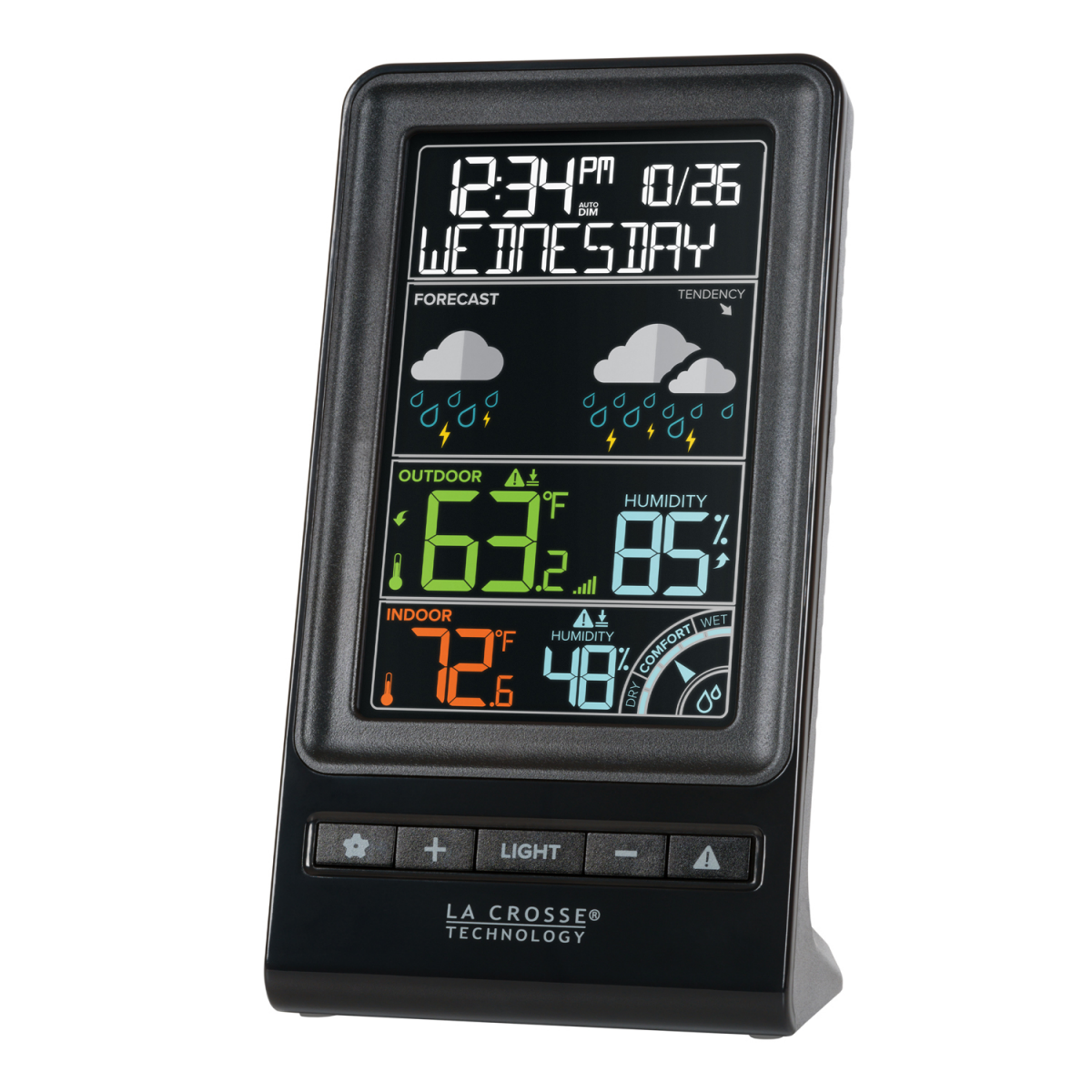 slide 2 of 7, La Crosse Technology Wireless Color Forecast Station, 1 ct