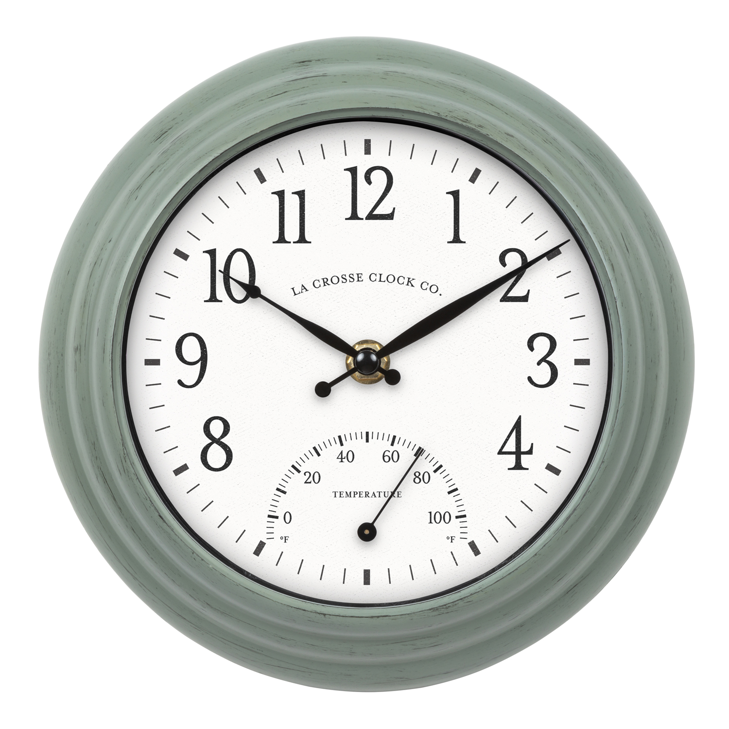 slide 1 of 5, La Crosse Clock Co. Indoor/Outdoor Wall Clock 8 Inch 1 ea, 1 ct