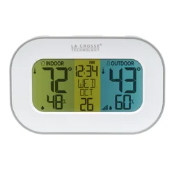 Wireless Temperature Station with Tri-Color LCD
