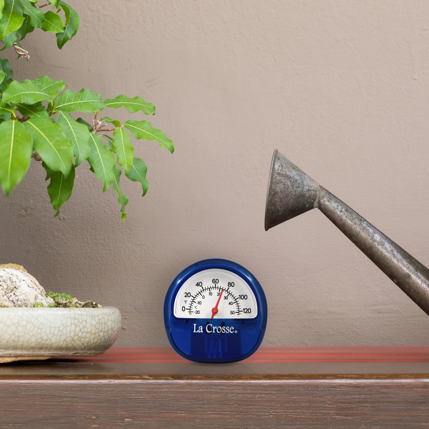 slide 2 of 2, 4" Magnet Thermometer - Blue, 4 in