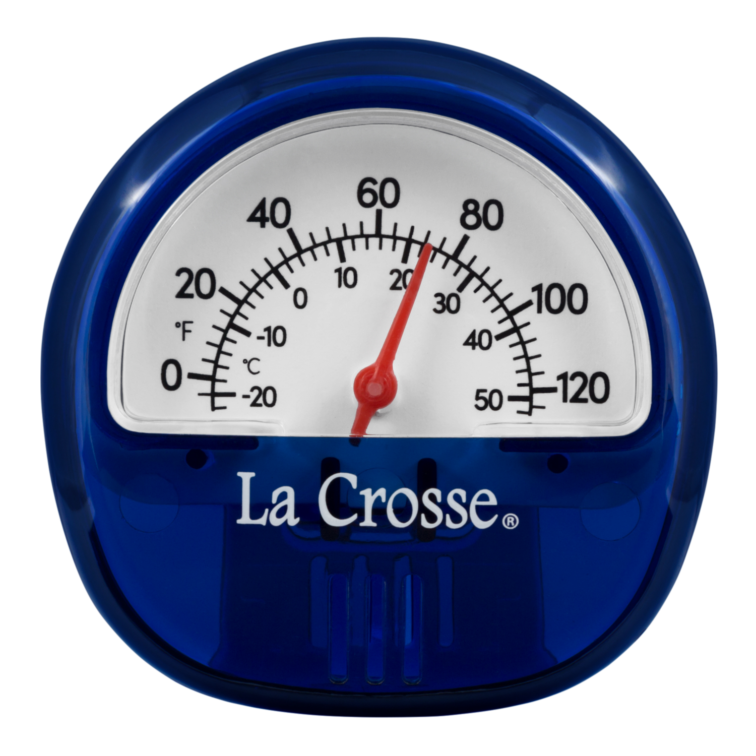 slide 1 of 2, 4" Magnet Thermometer - Blue, 4 in