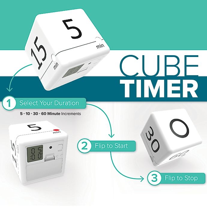 slide 5 of 6, La Crosse Technology Cube Timer, 1 ct
