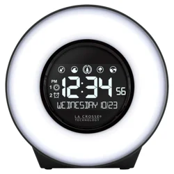 La Crosse Mood Light Alarm Clock with Nature Sounds