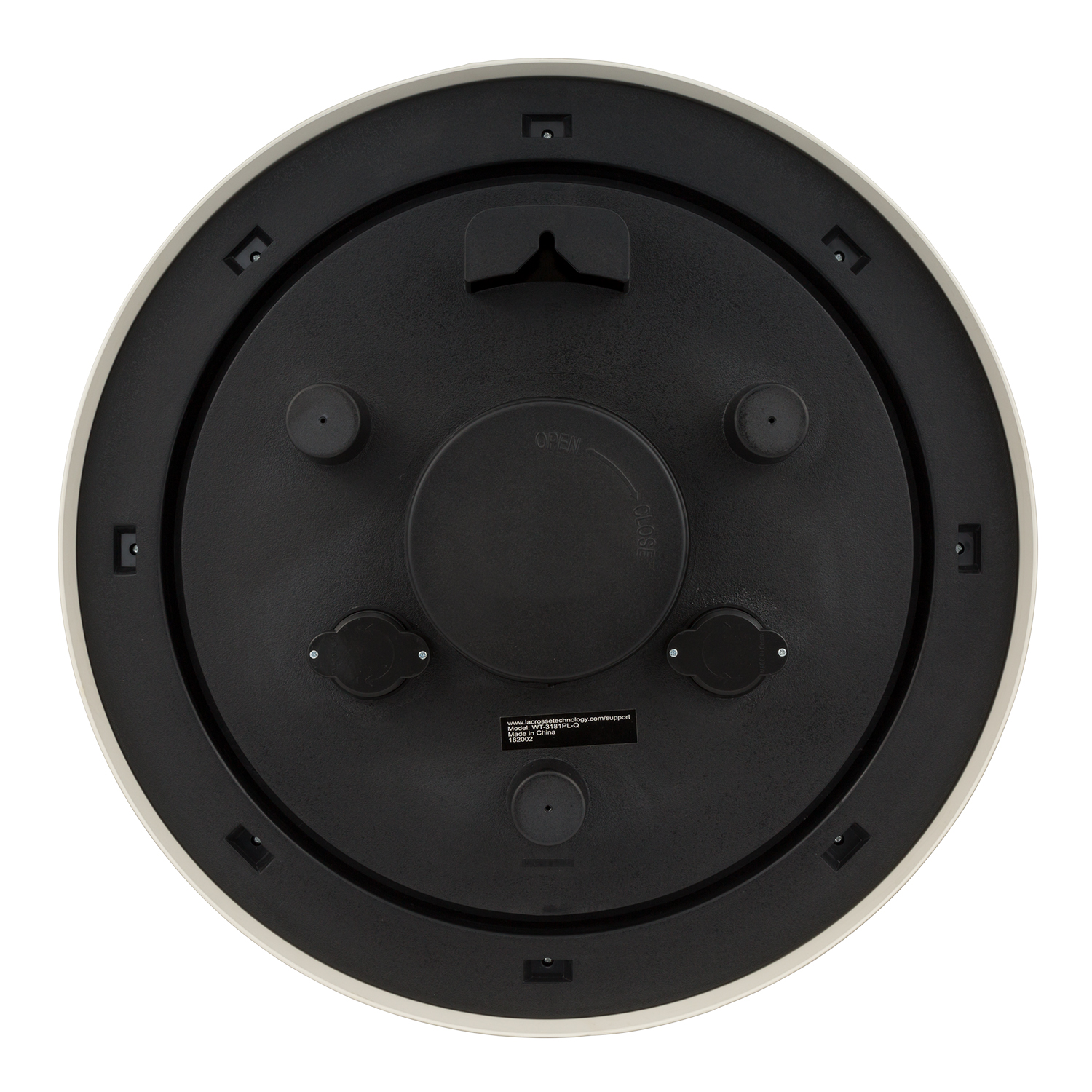 slide 2 of 5, La Crosse Technology Indoor/Outdoor Wall Clock with Temperature & Humidity - Silver, 1 ct