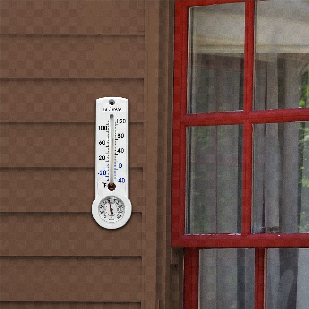 slide 2 of 2, La Crosse 8.75" Thermometer & Hygrometer - 204-109, 9 in