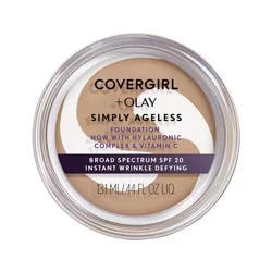 Covergirl COVERGIRL & Olay Simply Ageless Instant Wrinkle-Defying Foundation with SPF 28, Natural beige 240, 0.40 oz (12 g)
