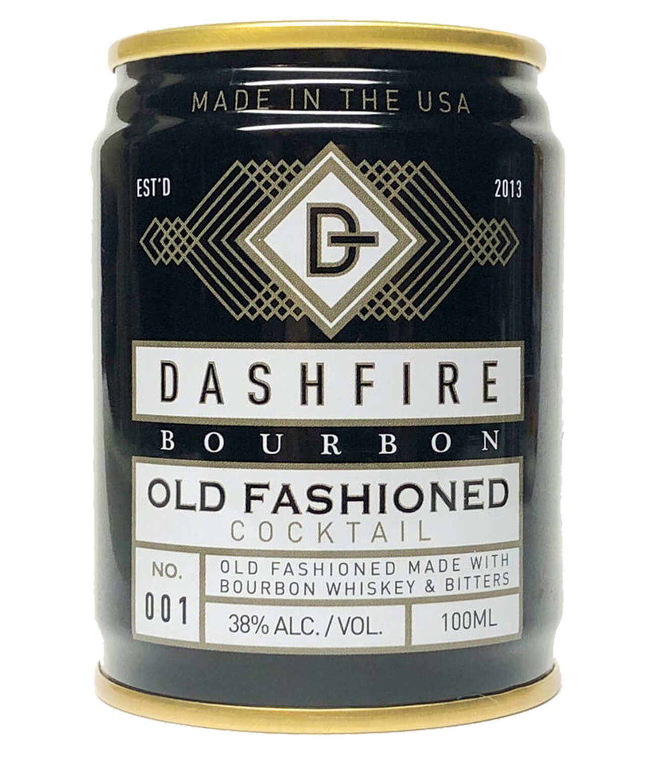 slide 1 of 1, Dashfire Bourbon Old Fashioned Ready-To-Drink Cocktail, 1 ct