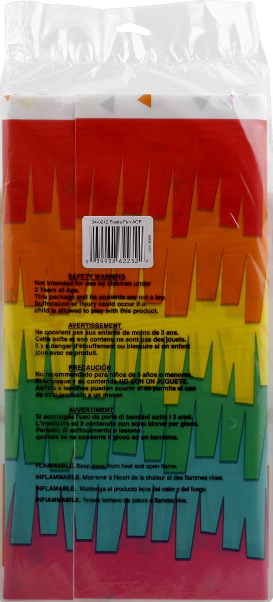 slide 4 of 8, Creative Converting Plastic Table Cover 1 ea, 54 in x 102 in