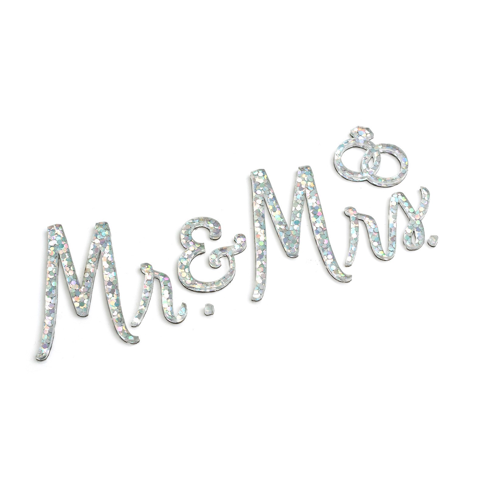 slide 3 of 3, Mr. & Mrs. Wedding Stickers By Recollections, 2.75 in x 6.75 in