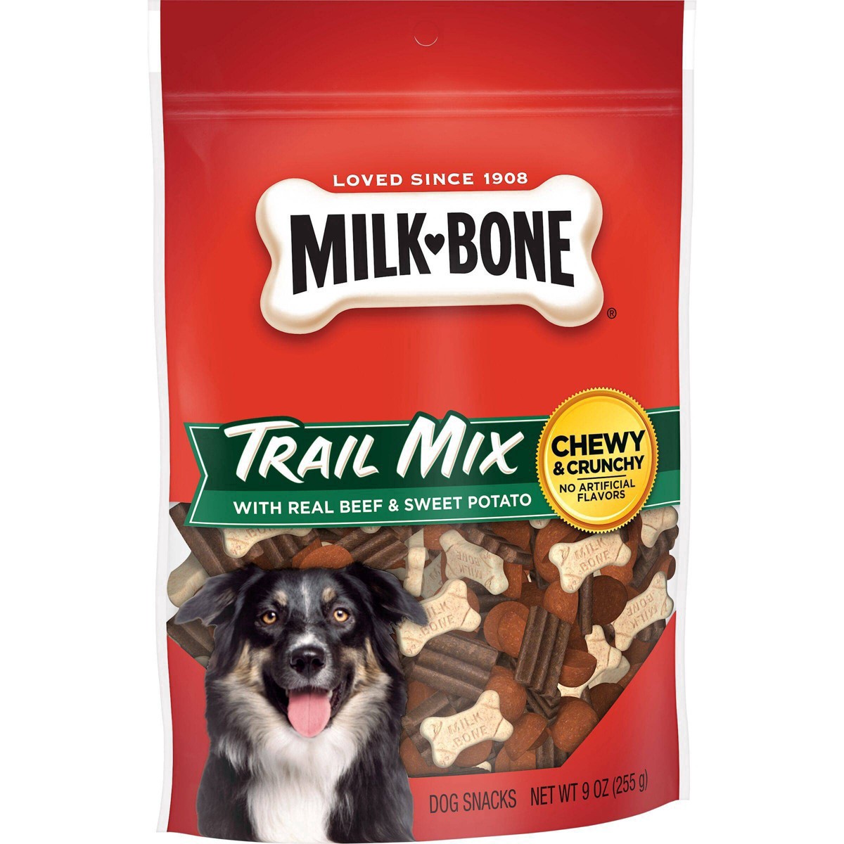 slide 32 of 45, Milk-Bone Trail Mix With Real Beef & Sweet Potato, Crunchy & Chewy Dog Treats, 9 Oz., 9 oz