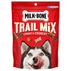 Milk-Bone Trail Mix With Real Beef & Sweet Potato, Crunchy & Chewy Dog Treats, 9 Oz.
