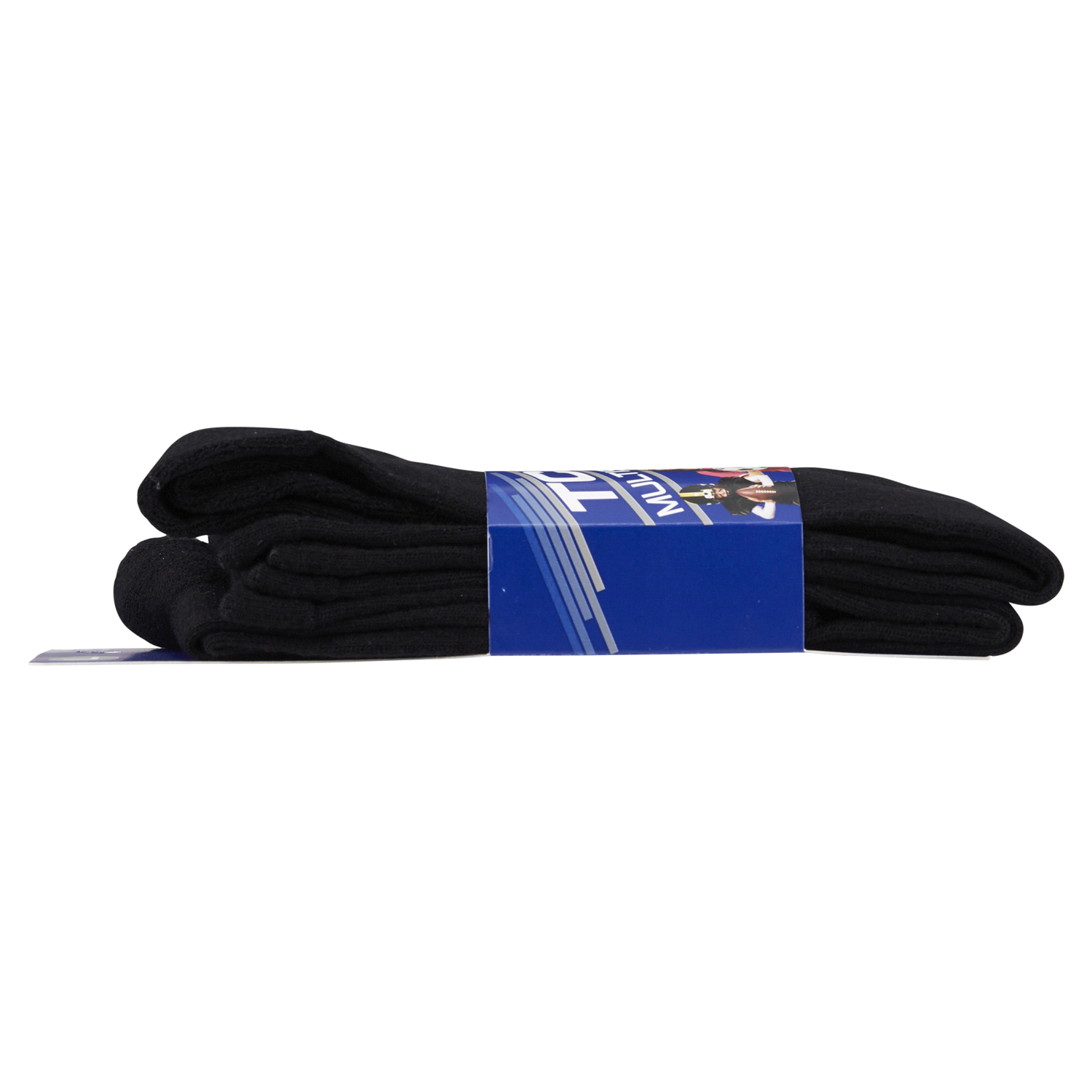 slide 2 of 5, Tck Multisport Team Socks Black Large, 1 ct