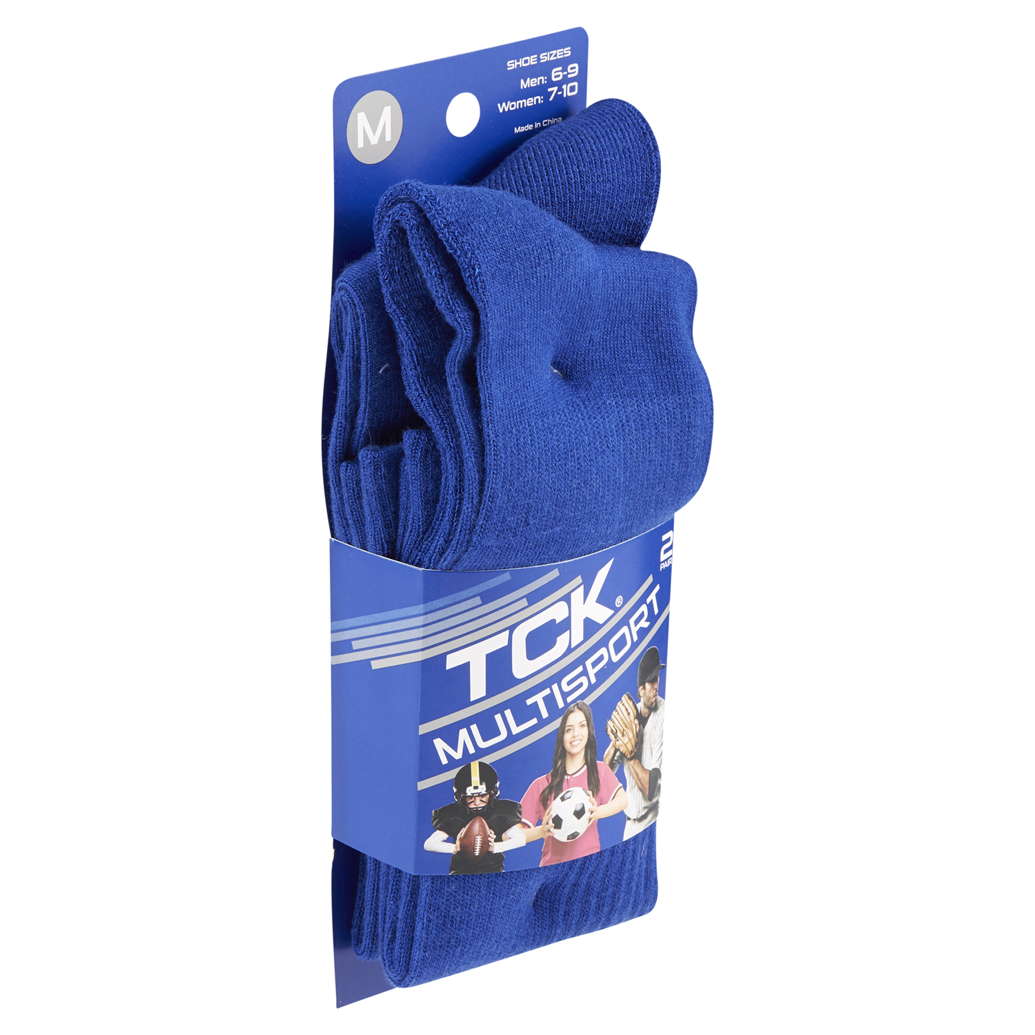 slide 4 of 5, Tck Multisport Team Socks Royal Medium, 1 ct