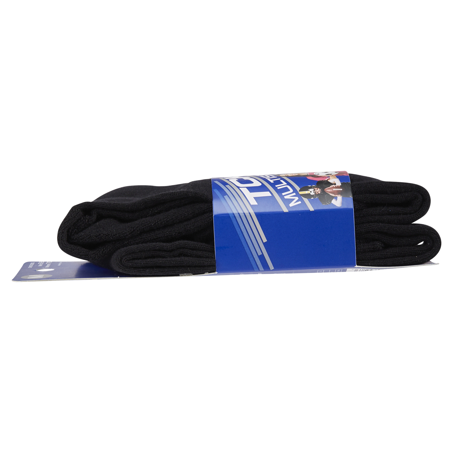 slide 2 of 5, Tck Multisport Team Socks Black Medium, 1 ct